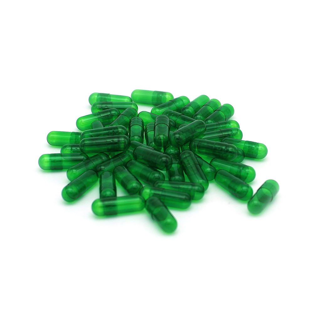 Capsules N°2 Green Transparant 5000 caps